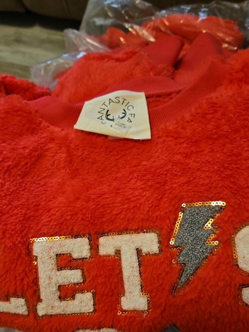 Fantastic Fawn Oversized Fleece Pullover